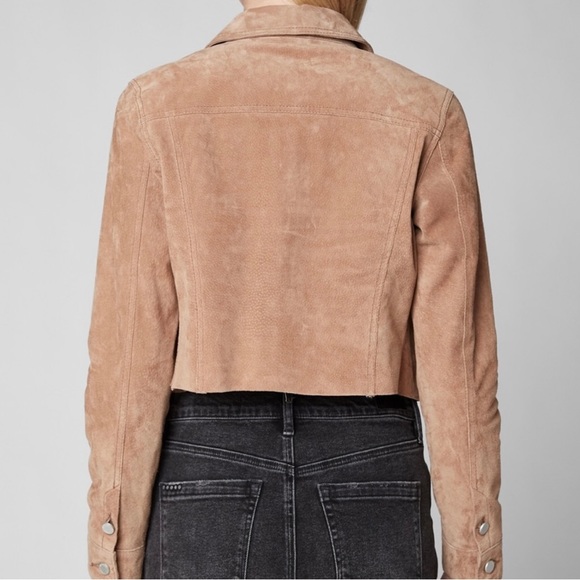 BLANKNYC cropped hazelnut suede jacket small - Picture 3 of 8